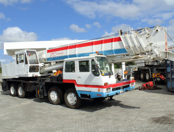 50-ton mobile crane rental in Mauritius